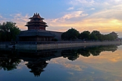 Am nordöstlichen Turm der "Verbotenen Stadt"